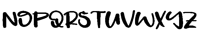 Someday Handwritten Font UPPERCASE