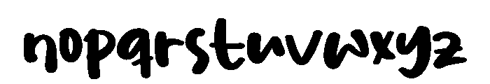 Someday Handwritten Font LOWERCASE