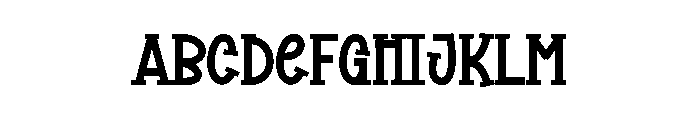 Someone Jacket Font UPPERCASE
