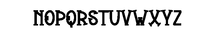 Someone Jacket Font UPPERCASE