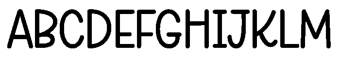 Someone Kooky Bold Font UPPERCASE