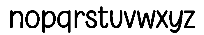 Someone Kooky Bold Font LOWERCASE