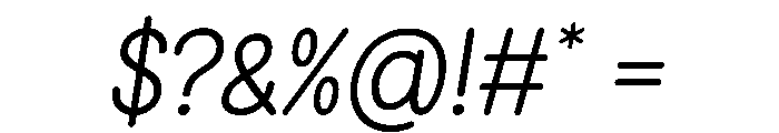 Someone Kooky Italic Font OTHER CHARS