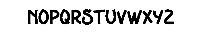 Someone1 Font UPPERCASE