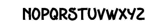 Someone1 Font LOWERCASE
