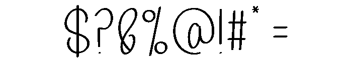 Sometalk Font OTHER CHARS