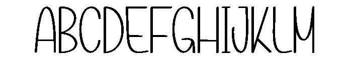 Sometalk Font UPPERCASE
