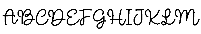 Something Halloween Script Font UPPERCASE
