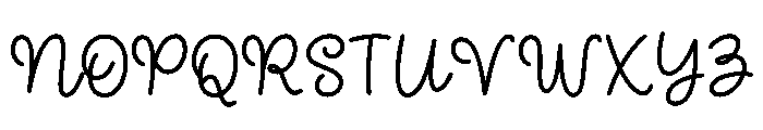Something Halloween Script Font UPPERCASE