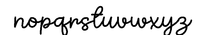 Something Halloween Script Font LOWERCASE