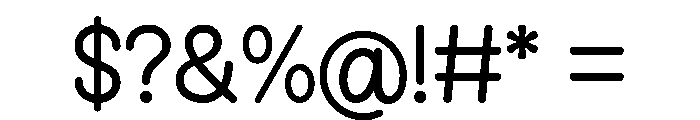 Something Refined Regular Font OTHER CHARS