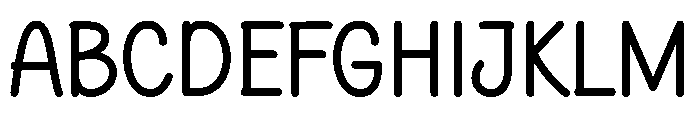 Something Refined Regular Font UPPERCASE