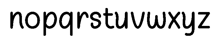 Something Refined Regular Font LOWERCASE