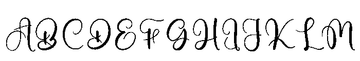 Something Snowflake Font UPPERCASE
