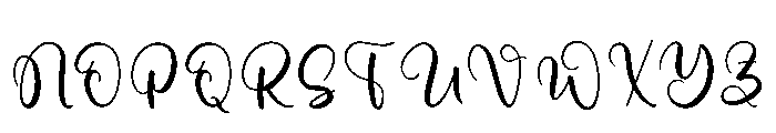 Something Snowflake Font UPPERCASE