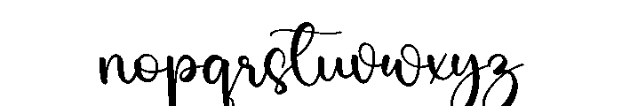 Something Snowflake Font LOWERCASE