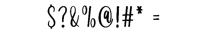 Something Valentine Font OTHER CHARS