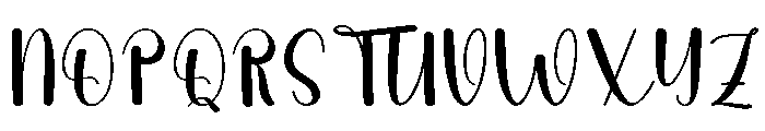 Something Vintage Font UPPERCASE