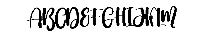 Sometime Brings Font UPPERCASE