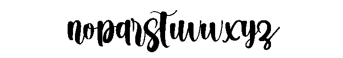 Sometime Brings Font LOWERCASE