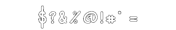 Sometime For You Font OTHER CHARS
