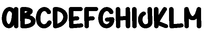 Sometime Moment Font UPPERCASE