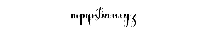 Sometimes2 Font LOWERCASE