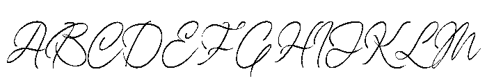 Somtiesay Font UPPERCASE