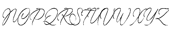 Somtiesay Font UPPERCASE