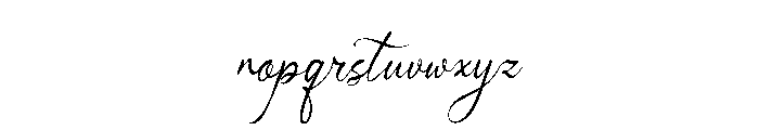 Somtiesay Font LOWERCASE