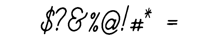 Soncoya Font OTHER CHARS