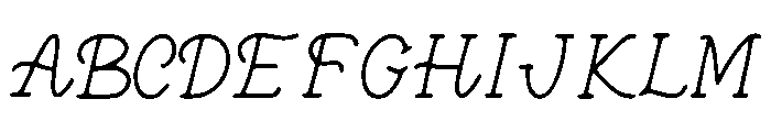 Soncoya Font UPPERCASE