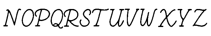Soncoya Font UPPERCASE