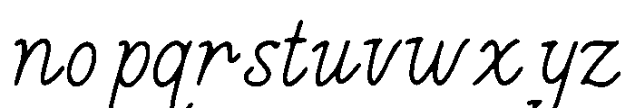 Soncoya Font LOWERCASE