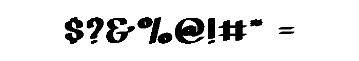 Song Font OTHER CHARS