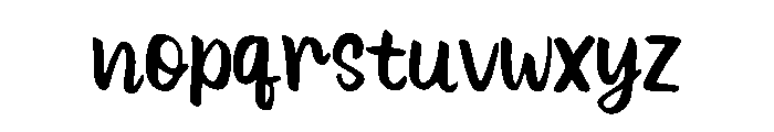 Songful Wedding Regular Font LOWERCASE