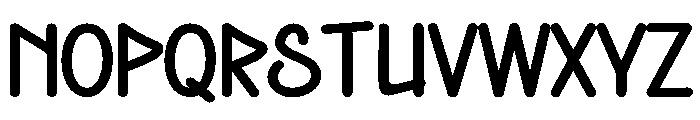 Songtime Font LOWERCASE