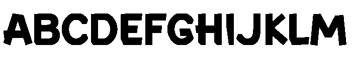 Sonic Fonty Regular Font UPPERCASE