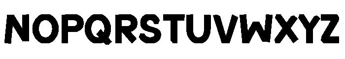 Sonic Fonty Regular Font UPPERCASE