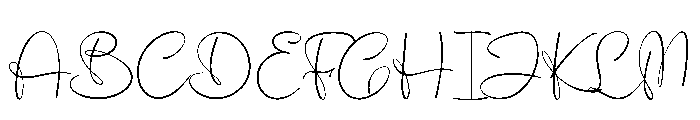 Sonyalea Font UPPERCASE