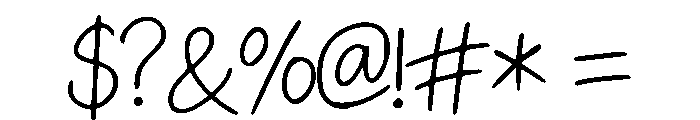 Sooney Regular Font OTHER CHARS