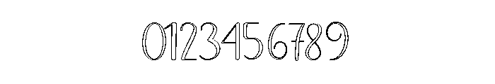 SophiaOutline Font OTHER CHARS