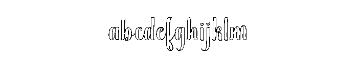 SophiaOutline FONT