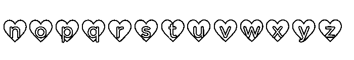 Sophie Regular Font LOWERCASE
