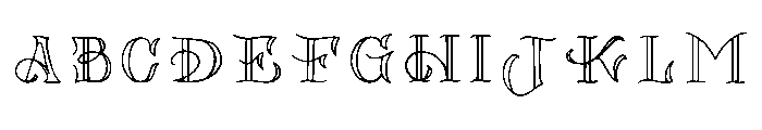 Sophisticated Regular Font UPPERCASE