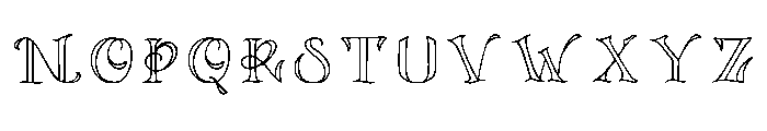 Sophisticated Regular Font UPPERCASE