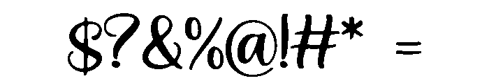 Sophisticated_Script Font OTHER CHARS