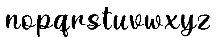 Sophisticated_Script Font LOWERCASE