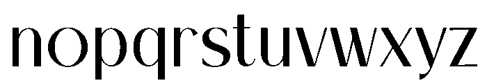 Sorea Font LOWERCASE