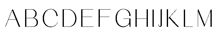 Sorell Extra Light Font UPPERCASE